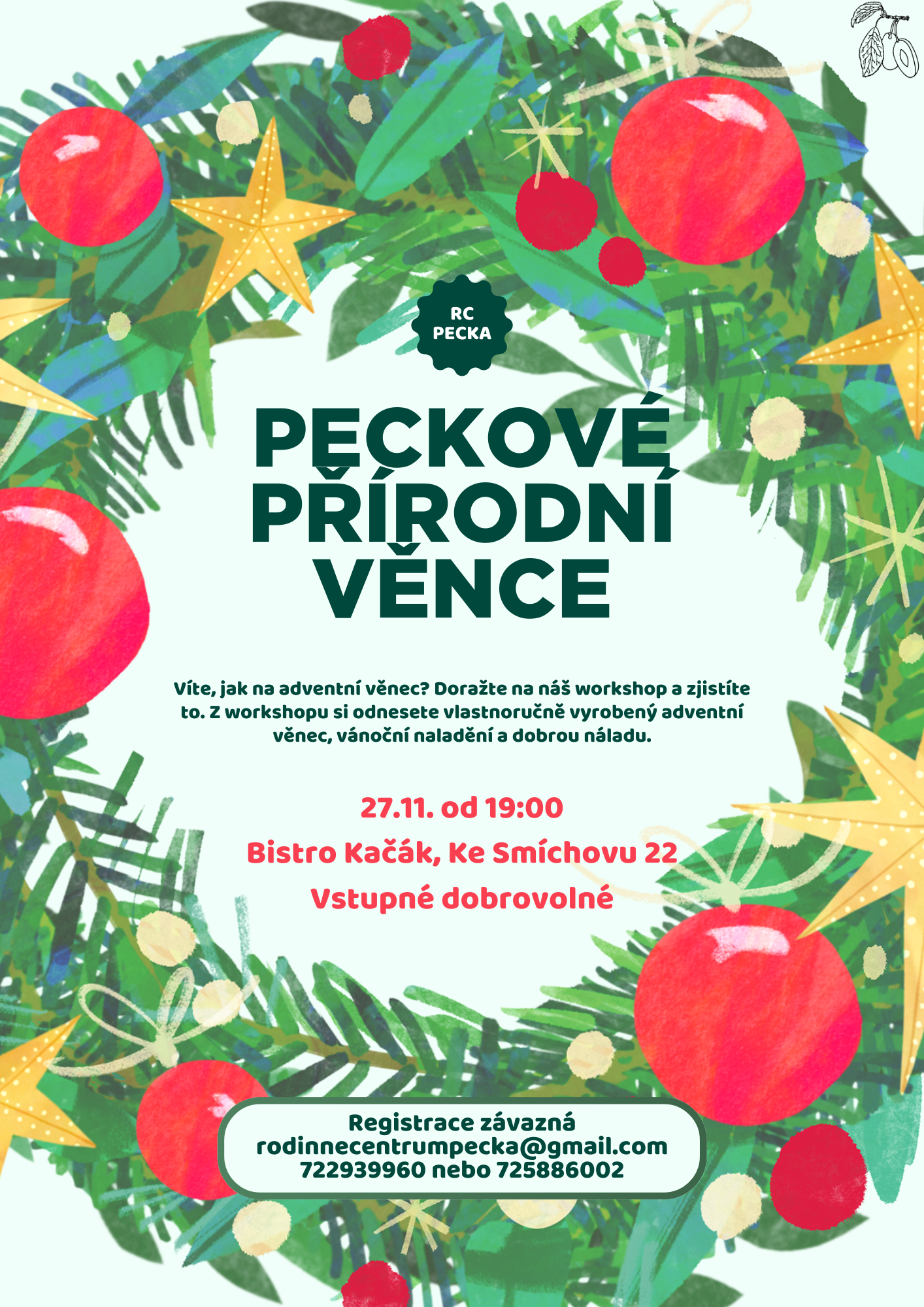 Přírodní adventní věnce