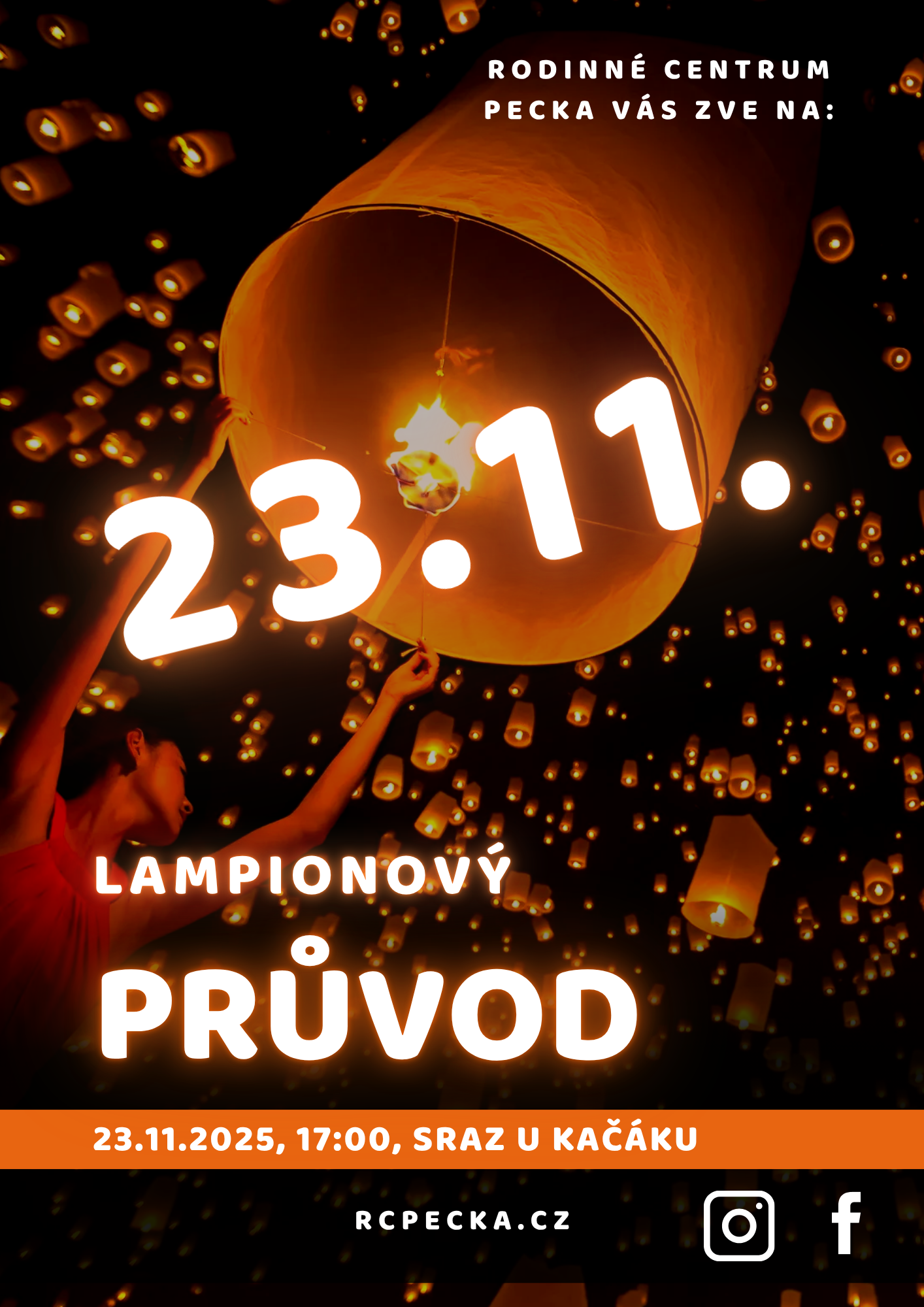 Lampionový průvod má nový termín!